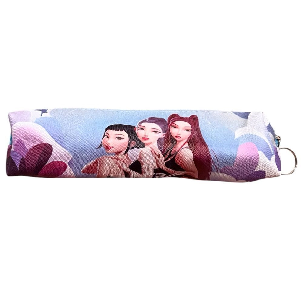 Blue K-Pop Demon Hunter Huntrix Zippered Pencil Case